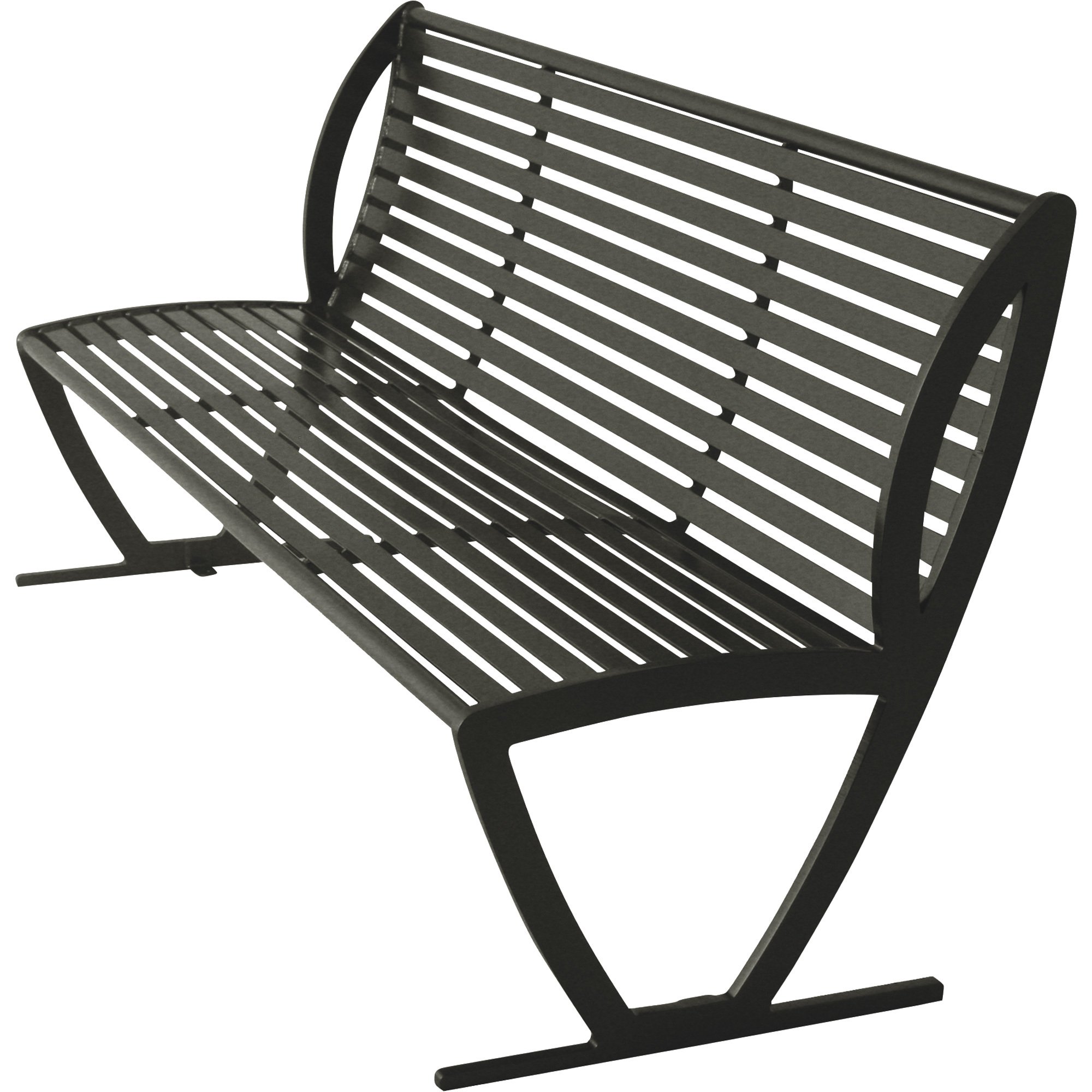 UltraSite Augusta Park Bench Backless, 6ft.